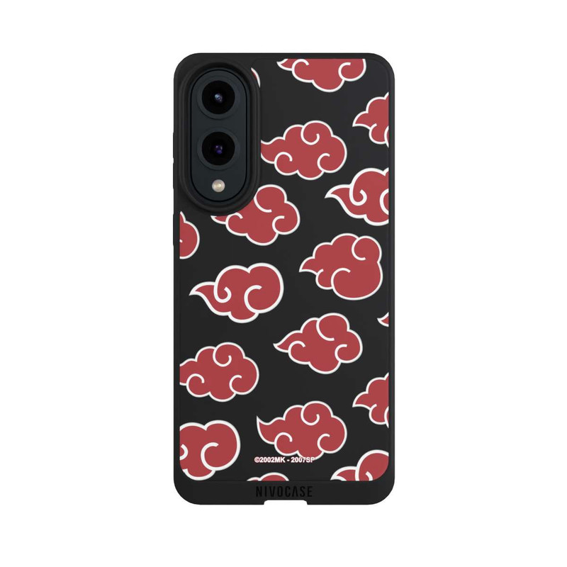 Galaxy S25 Edge NIVOpure Akatsuki Pattern Transparent