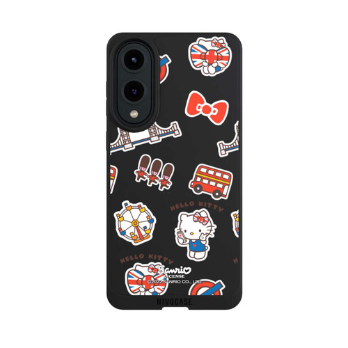 Samsung Galaxy S25 Edge NIVOpure Hello Kitty Londoner Abzeichen Transparent