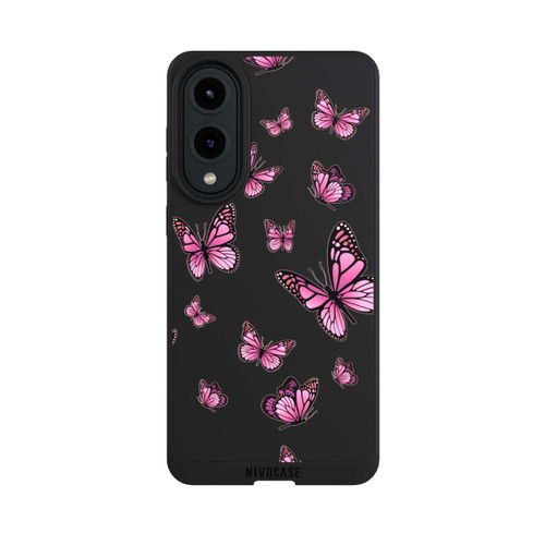 Samsung Galaxy S25 Edge NIVOpure Schmetterlinge pink