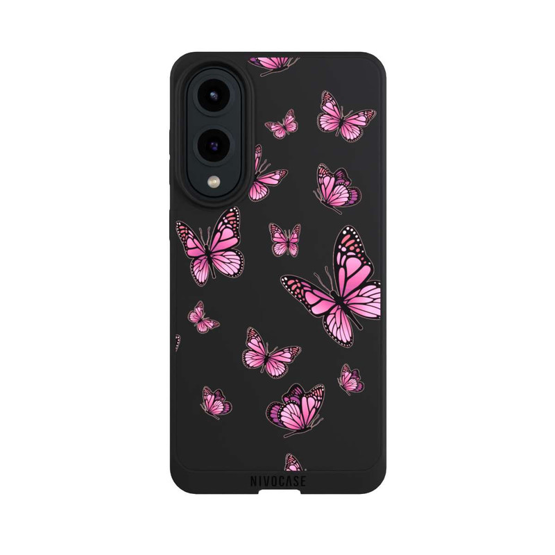 Galaxy S25 Edge NIVOpure Butterflies pink