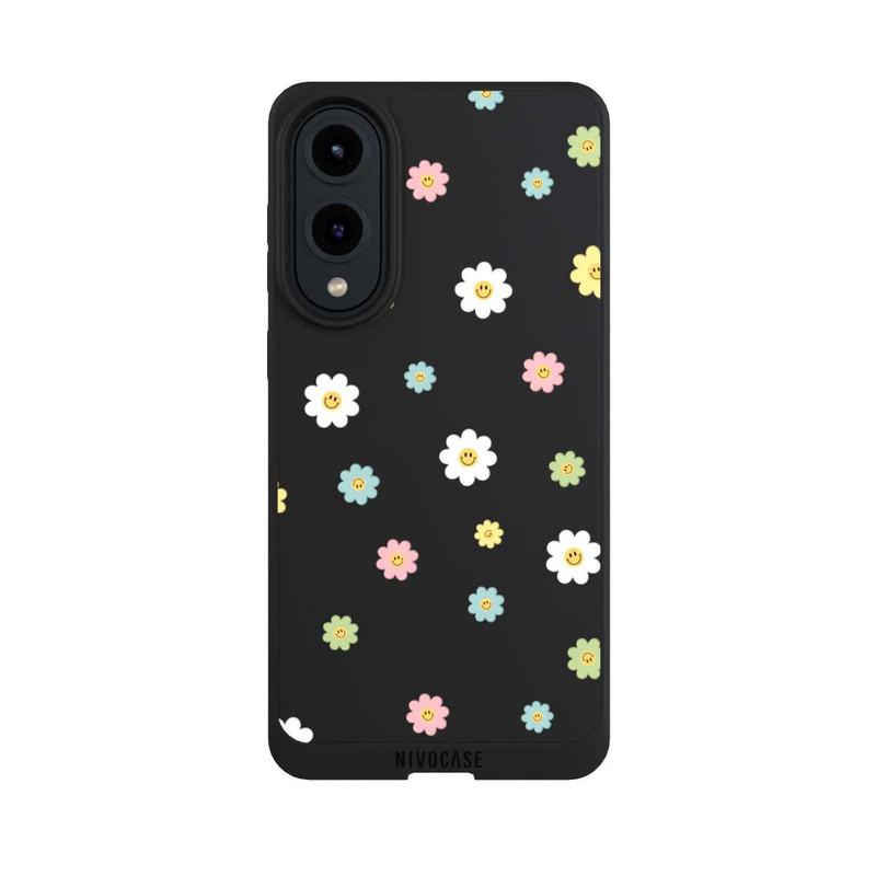 Galaxy S25 Edge NIVOpure Flower Power Petit Transparent