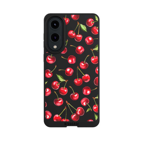 Samsung Galaxy S25 Edge NIVOpure Kirschen Muster Transparent mit KI