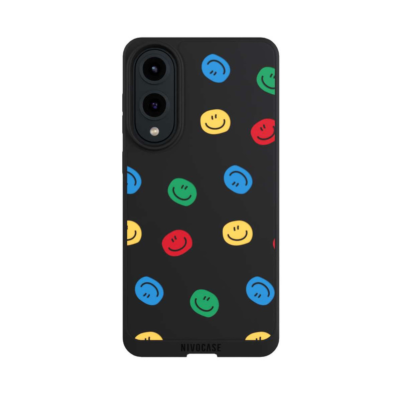 Galaxy S25 Edge NIVOpure Smile Motif coloré