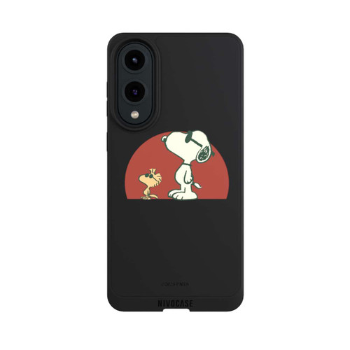 Samsung Galaxy S25 Edge NIVOpure Snoopy Woodstock Far Out transparent