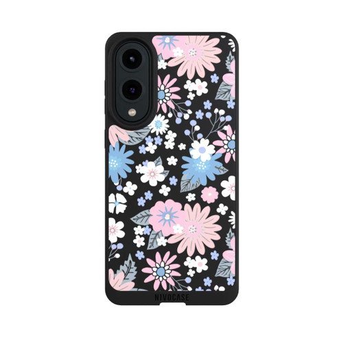 Samsung Galaxy S25 Edge NIVOpure Wildblumenmuster Illustration Pastell Transparent