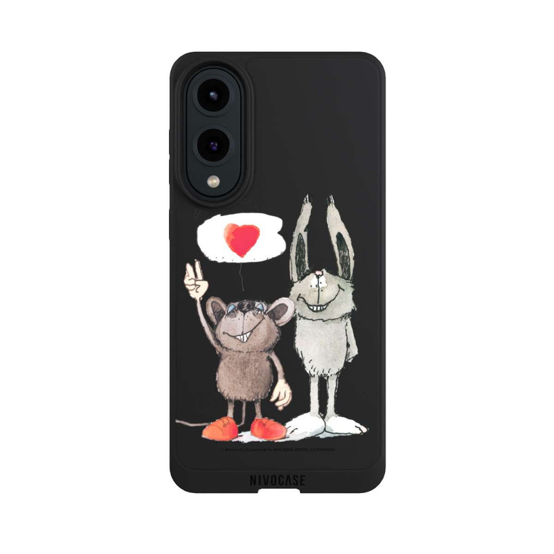 Galaxy S25 Edge NIVOpure Maus und Hase Transparent