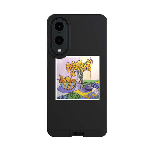 Samsung Galaxy S25 Edge NIVOpure Daffodil Patchwork, 2023, by Catherine J Martzloff