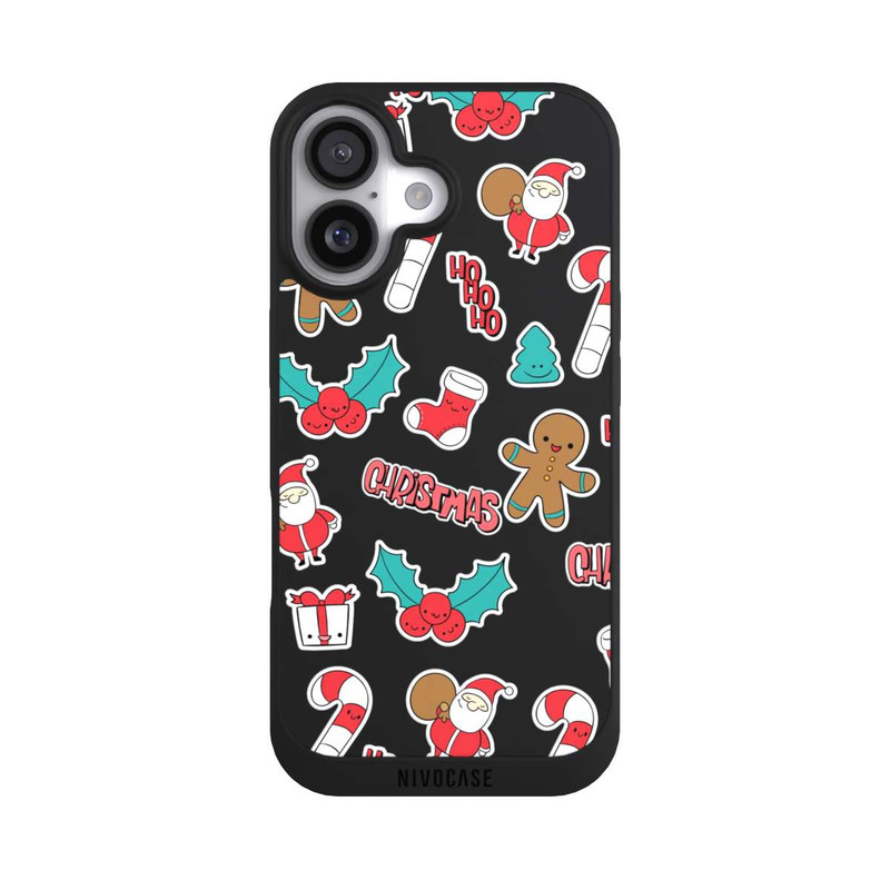 iPhone 17 NIVOpure Christmas Pattern transparent