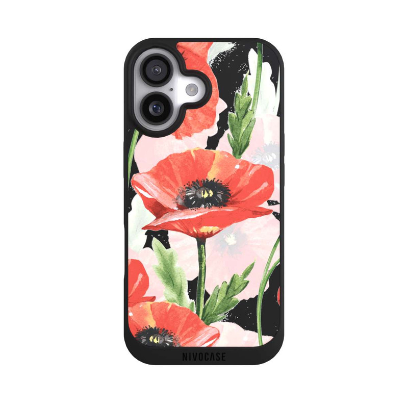 iPhone 17 NIVOpure Üppige Mohnblüten Wiese