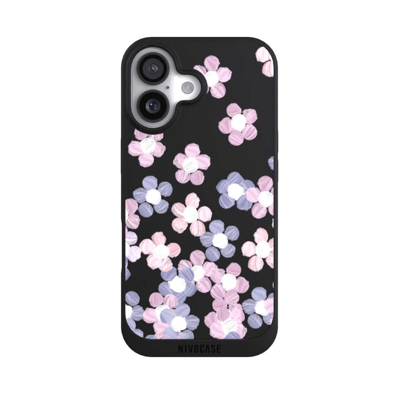 iPhone 17 NIVOpure Fleurs simples transparentes