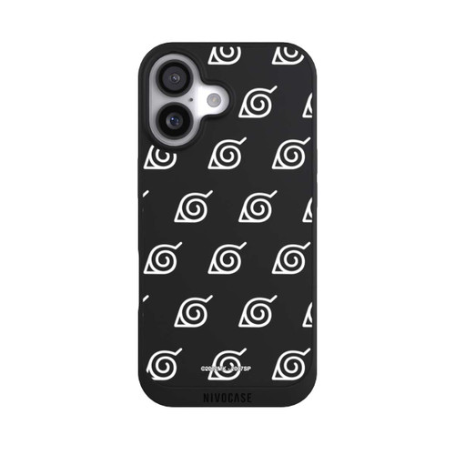 Apple iPhone 17 NIVOpure Weißes Konoha-Muster Transparent