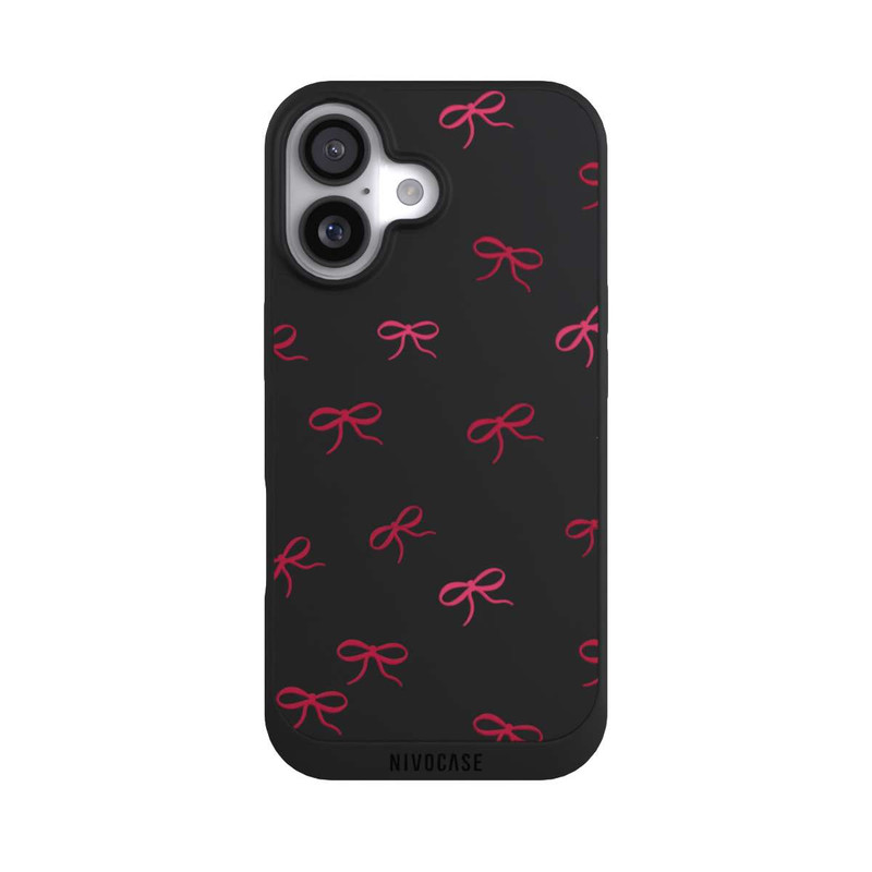 iPhone 17 NIVOpure Schleifen Muster Rot