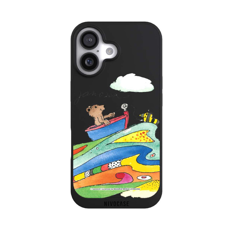 iPhone 17 NIVOpure Bär und Tigerente Boot Transparent