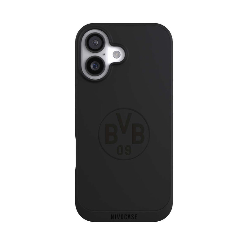 iPhone 17 NIVOpure BVB Logo Schwarz Transparent