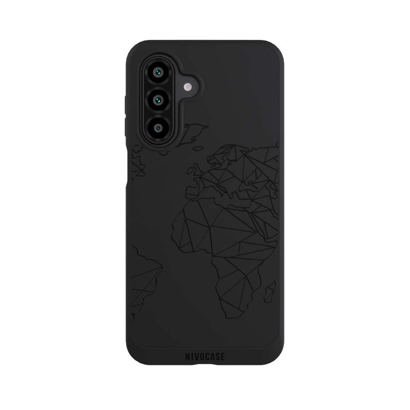 Galaxy A17 5G NIVOpure Carte Polygone Noir sans Fond