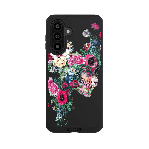 Samsung Galaxy A17 5G NIVOpure Blumen-Totenkopf transparent