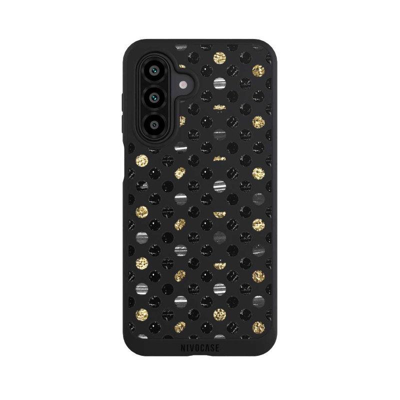 Galaxy A17 5G NIVOpure Pois noirs dorés