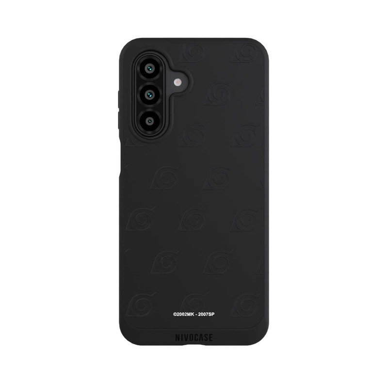 Galaxy A17 5G NIVOpure Schwarzes Konoha-Muster Transparent