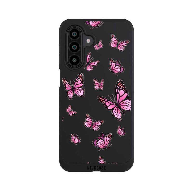 Galaxy A17 5G NIVOpure Papillons roses sans Fond