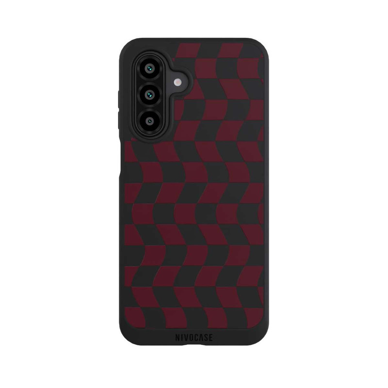 Galaxy A17 5G NIVOpure Rouge vin en damier
