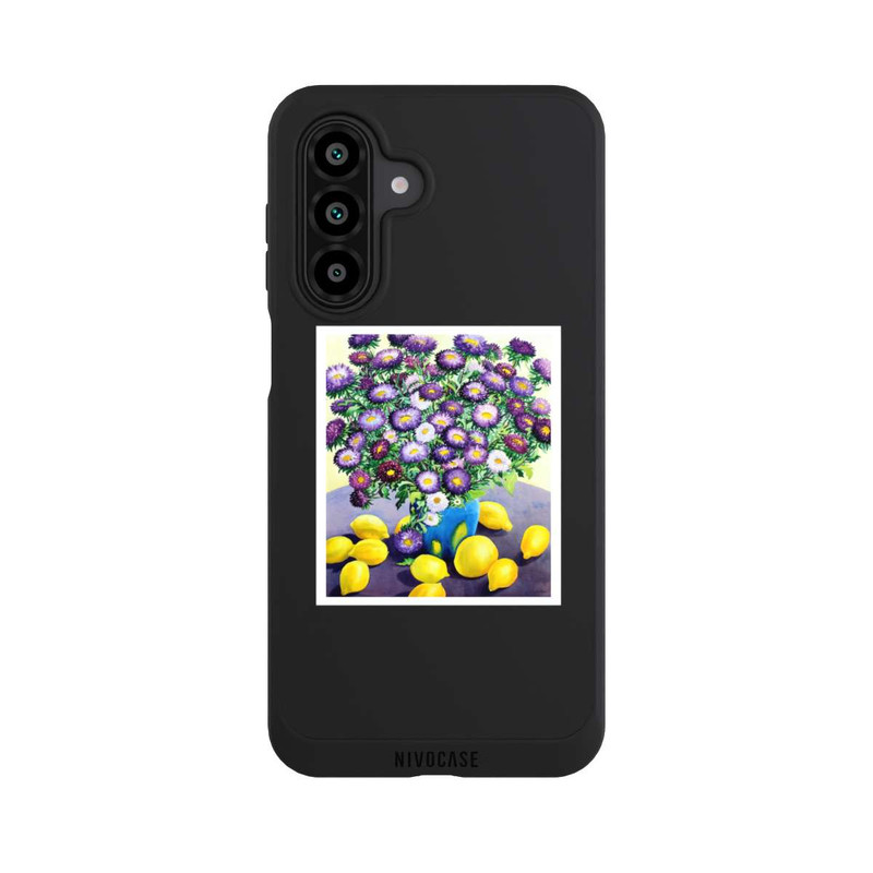 Galaxy A17 5G NIVOpure Purple Asters and Lemons by Christopher Ryland
