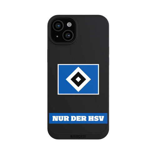 Apple iPhone 15 Plus NIVOpure Nur der HSV Blau - ohne Hintergrund