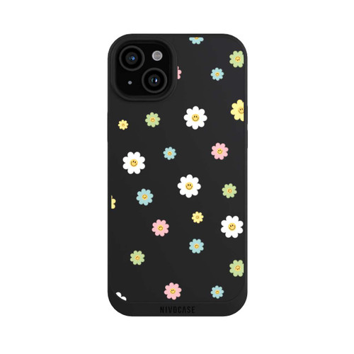 Apple iPhone 15 Plus NIVOpure Flower Power klein transparent