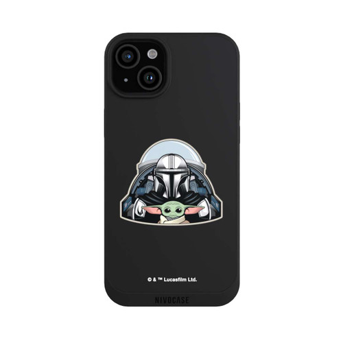 Apple iPhone 15 Plus NIVOpure Mando und Grogu Transparent