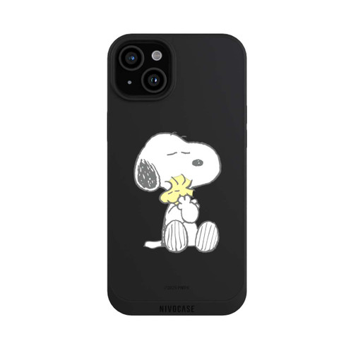 Apple iPhone 15 Plus NIVOpure Snoopy And Woodstock Cuddling transparent