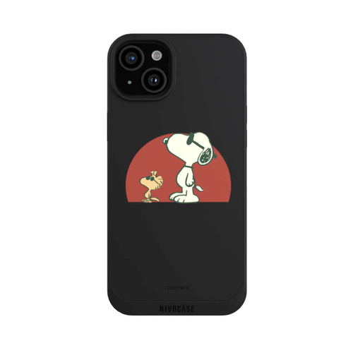 Apple iPhone 15 Plus NIVOpure Snoopy Woodstock Far Out transparent
