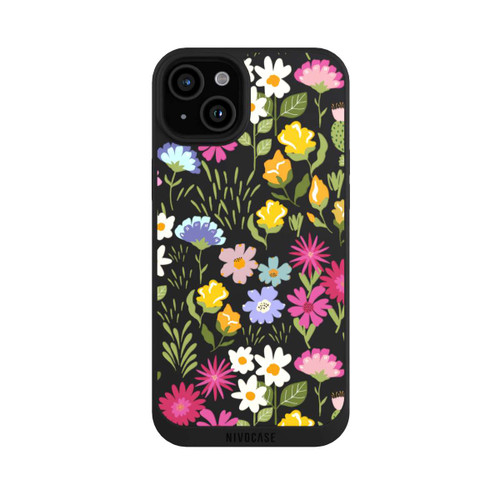 Apple iPhone 15 Plus NIVOpure Bunte Sommerblumen Transparent