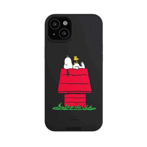Apple iPhone 15 Plus NIVOpure Snoopy and Woodstock Classic transparent