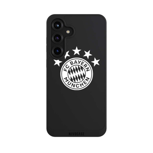 Samsung Galaxy S25+  NIVOpure FCB Logo einfarbig mit Sternen - ohne Hintergrund