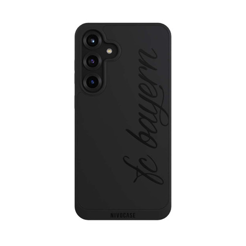 Samsung Galaxy S25+  NIVOpure Schwarzes FCB Girlmotiv - ohne Hintergrund