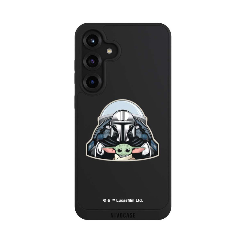 Galaxy S25 + NIVOpure Mando and Grogu Transparent