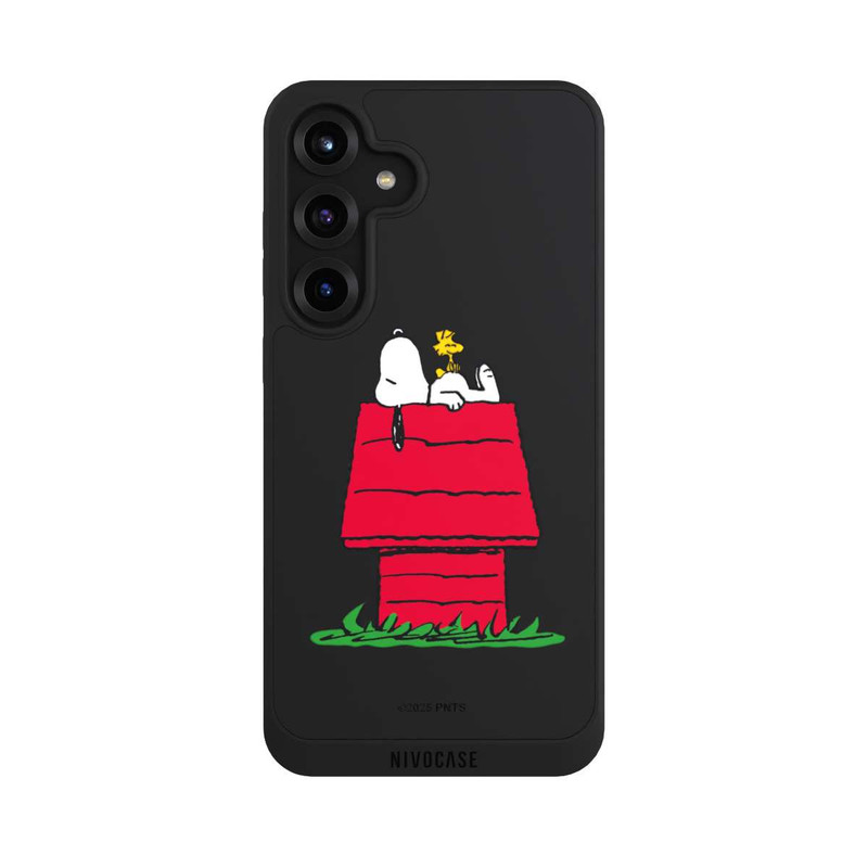 Galaxy S25 + NIVOpure Snoopy and Woodstock Classic transparent