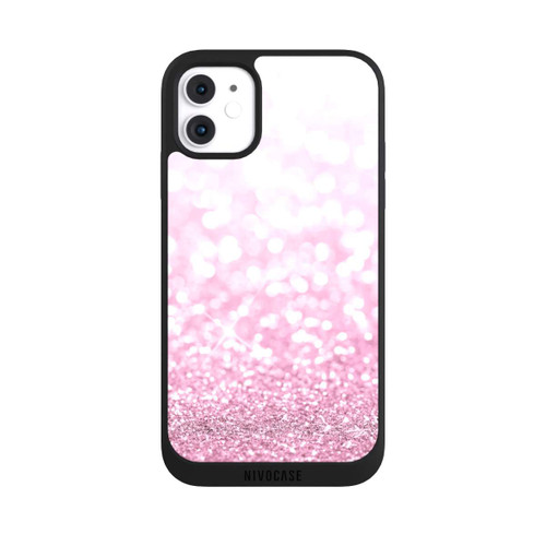 Apple iPhone 11 NIVOpure Pluie de paillettes roses look