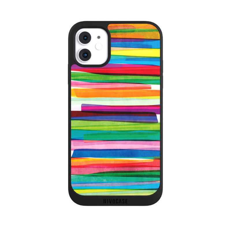 iPhone 11 NIVOpure Rayures Colorées 1