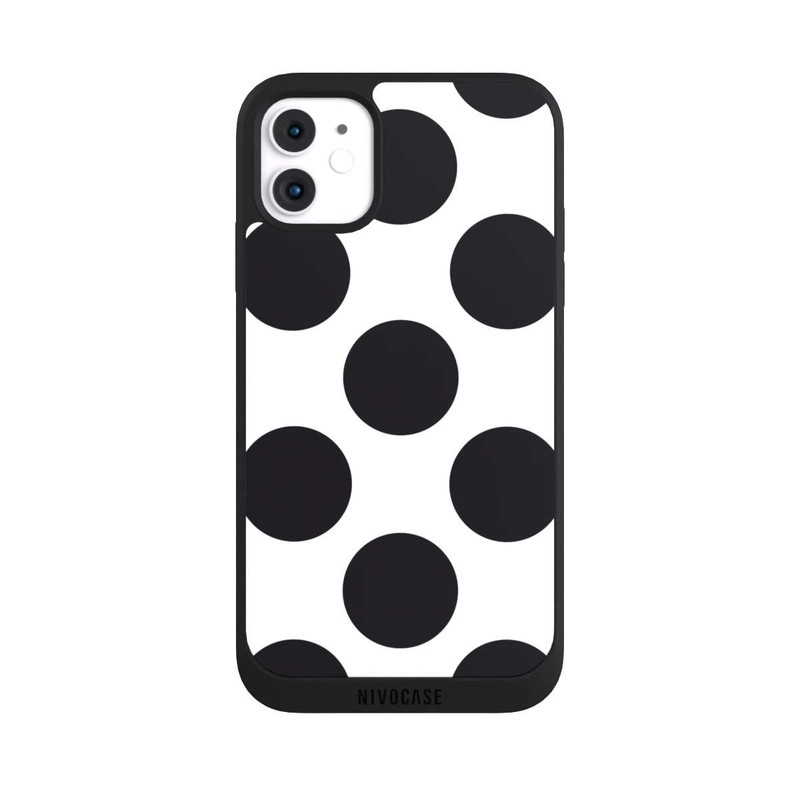 iPhone 11 NIVOpure Gros points - Blanc