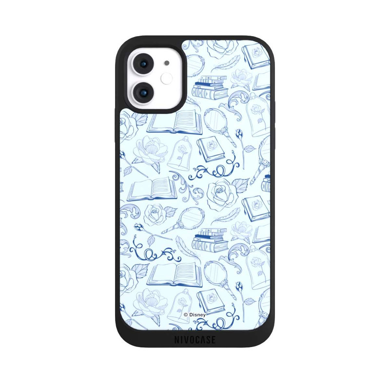 iPhone 11 NIVOpure La Belle et la Bête Motif Bleu