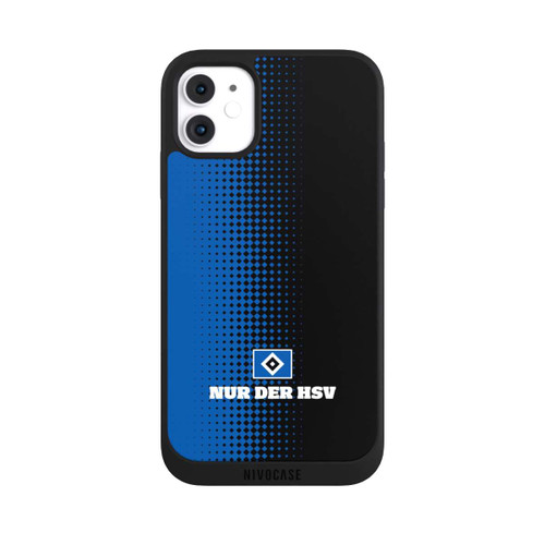Apple iPhone 11 NIVOpure Nur der HSV - Rautenraster Schwarz