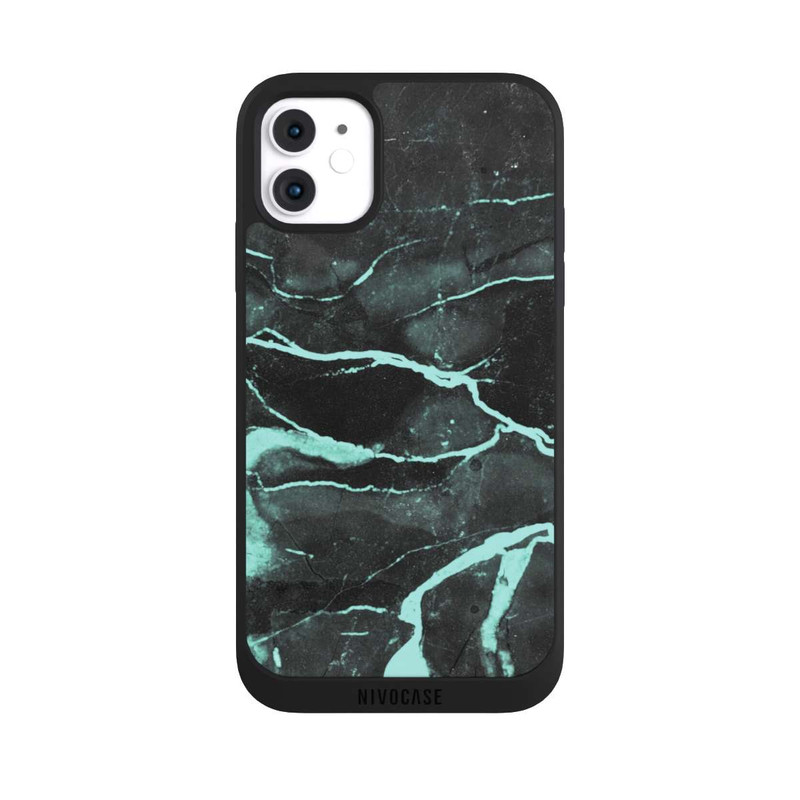 iPhone 11 NIVOpure Gray and Blue Marble