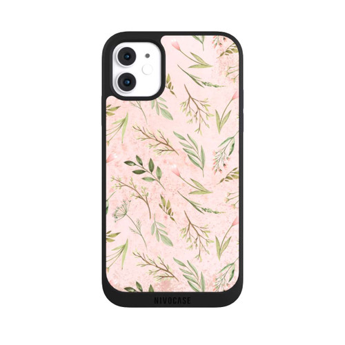 Apple iPhone 11 NIVOpure Floral Marble Pink