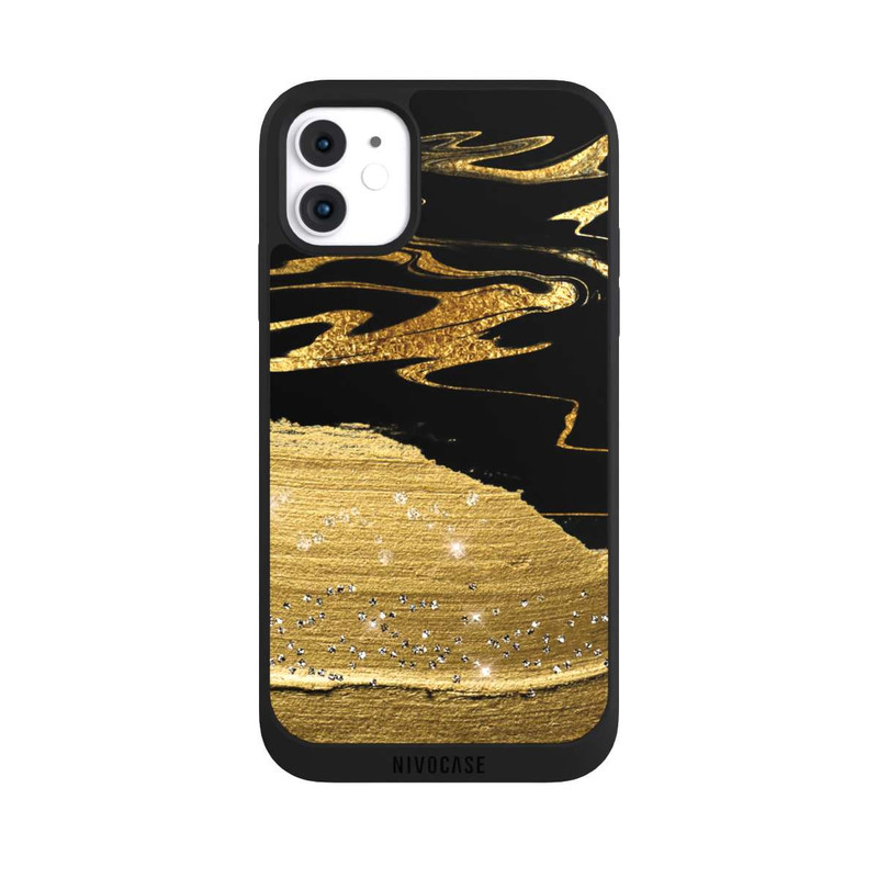 iPhone 11 NIVOpure Marble Golden Look Veins