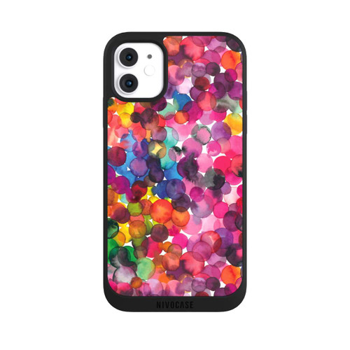 Apple iPhone 11 NIVOpure Überlappende Aquarellpunkte