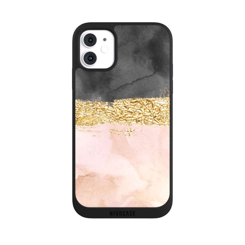 iPhone 11 NIVOpure Goldener Linien Look