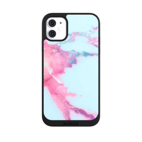Apple iPhone 11 NIVOpure Hellblauer schillernder Adermarmor