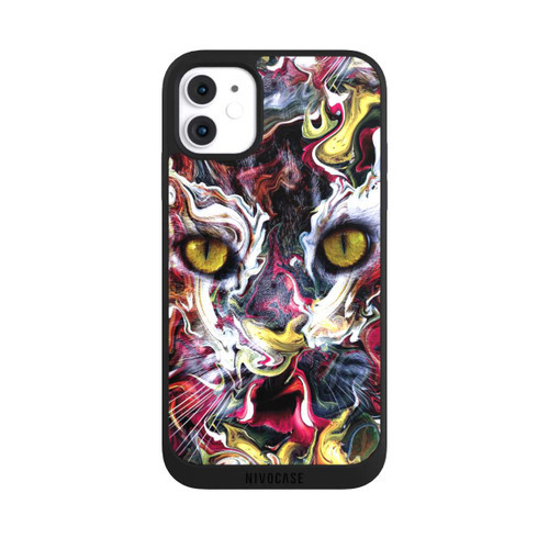Apple iPhone 11 NIVOpure Cat Abstract