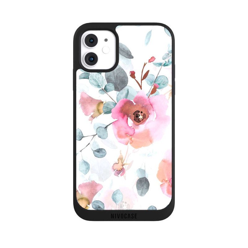 iPhone 11 NIVOpure Watercolour Flower Wallpaper