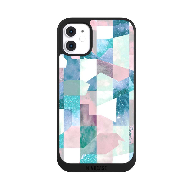 iPhone 11 NIVOpure Collage Textur Pastell